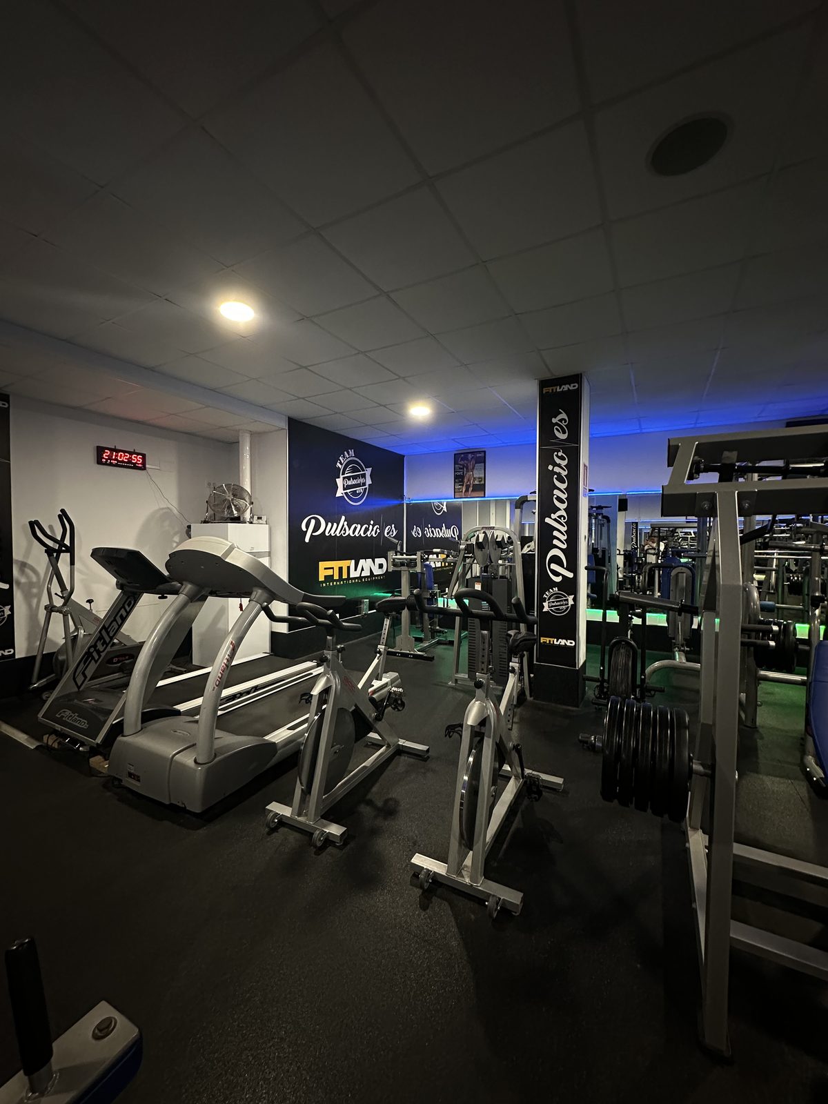 Zona de cardio de Pulsaciones Gym