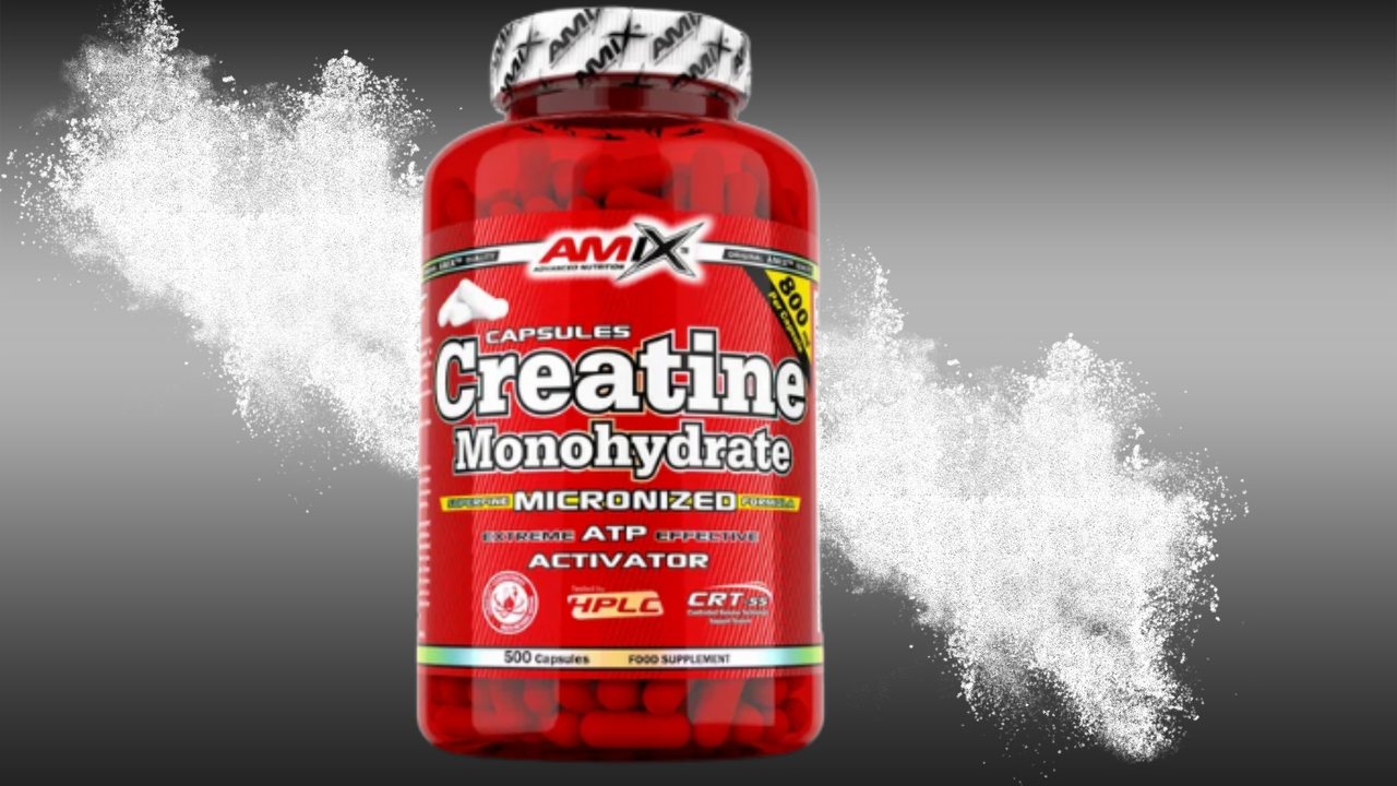 Creatina Monohidrato en cápsulas Amix